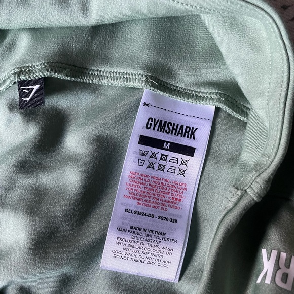 Gymshark capri leggings  - mint green - Picture 6 of 6